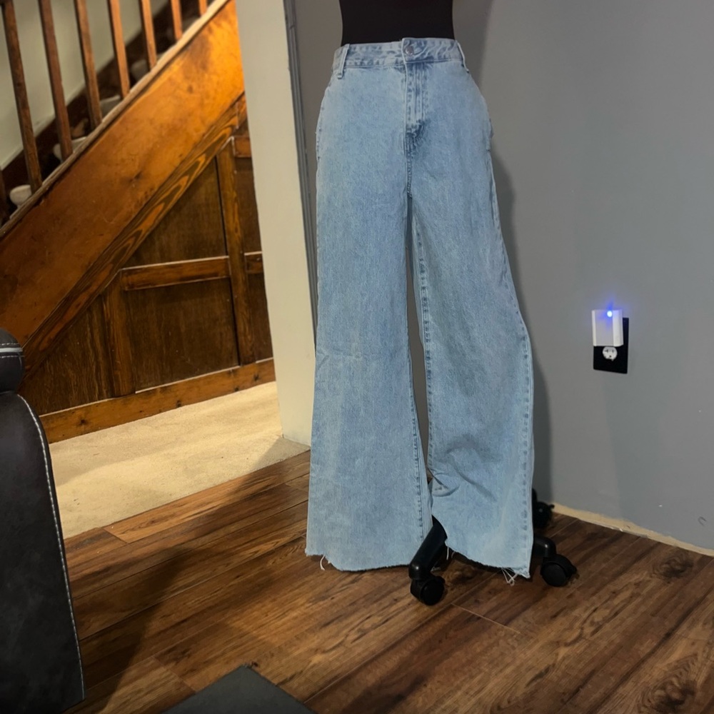 Shein wide leg denim jeans - 28/6